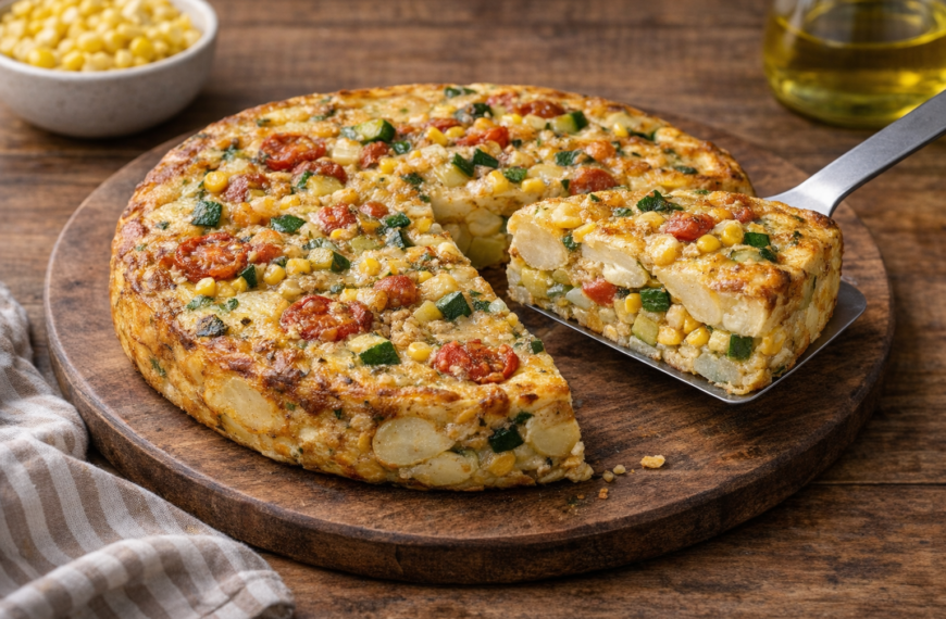 Aardappeltortilla met courgette