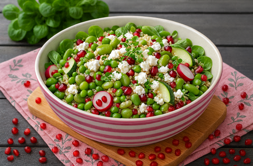 Granaatappel-fêta salade