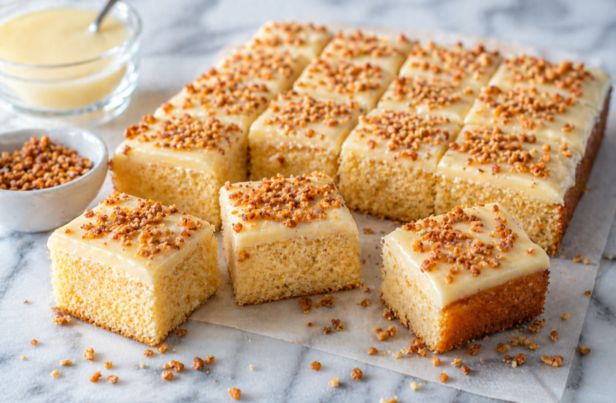 Vanillevla Sheetcake