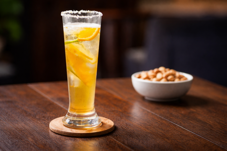 Citrus biermocktail met 0.0% bier