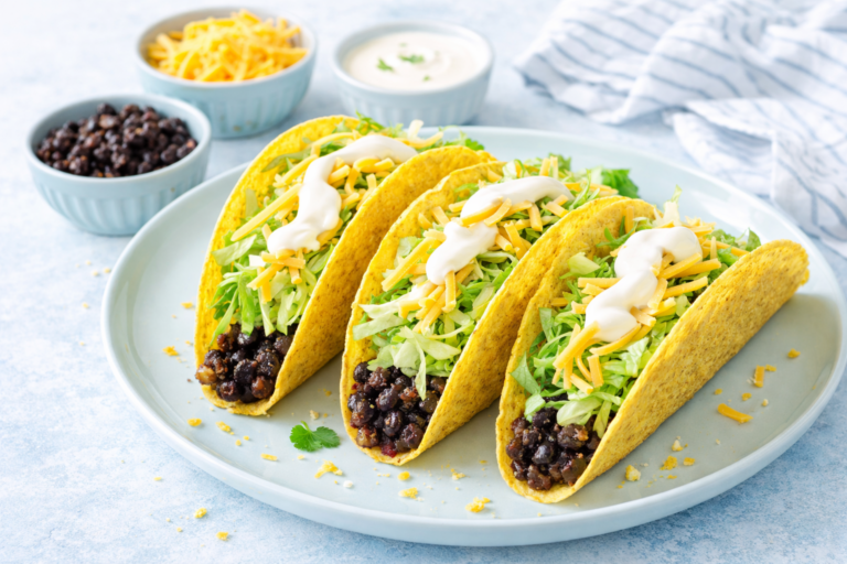 Crunchy taco’s vegetarisch